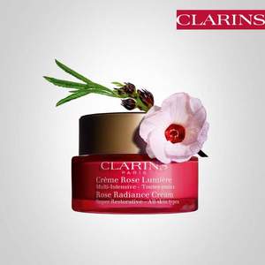 Clarins 嬌韻詩 玫瑰花樣年華粉潤日霜50mL