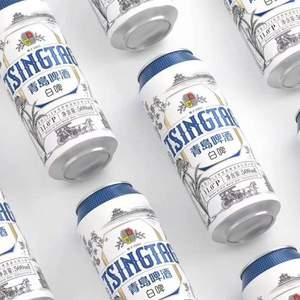 19年世啤賽銀獎(jiǎng)，青島啤酒 11度白啤 500ml*12聽(tīng) 