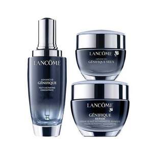 Lancôme 兰蔻 小黑瓶系列 (肌底精华发光眼霜15mL+精华肌底液100mL+晚霜50mL)套装