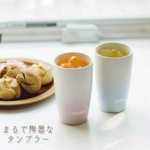 Thermos 膳魔师 JDM-340 陶器风真空不锈钢保温保冷随手杯340mL