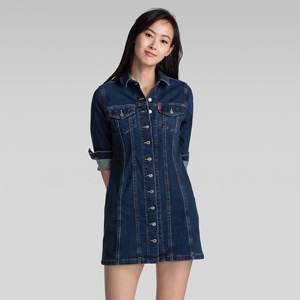 Levi's 李维斯 Revel 女士心机塑型牛仔连衣裙79061