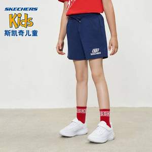Skechers 斯凯奇 新款女童针织运动短裤L121G128 （110-155cm）5色