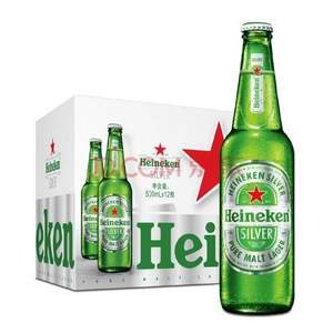 Heineken 喜力 星银啤酒500mL*12瓶