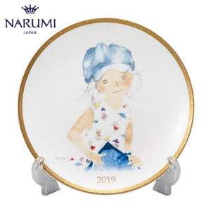 <span>白菜！</span>NARUMI 鸣海 2017/2019年限定 岩崎知弘骨瓷纪念盘 21cm