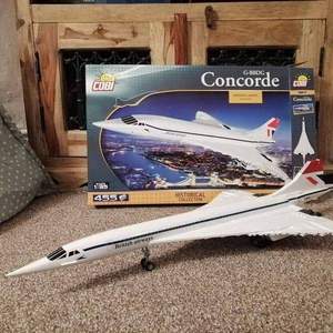 Cobi Historical歷史系列 1917 布魯克蘭博物館G-BBDG英航協(xié)和號噴氣式客機