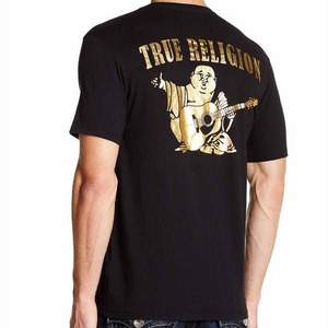 True Religion 真实信仰 男士佛像标志短袖T恤 