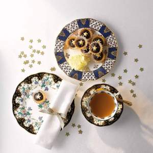 <span>国内￥1320！</span>Royal Albert 皇家阿尔伯特 100周年纪念系列 骨瓷茶杯/茶碟/餐盘3件套