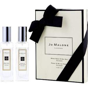 JO MALONE 祖马龙香水套装（鼠尾草与海盐30ml+牡丹与胭红麂绒30ml）$88