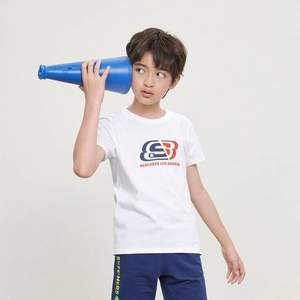 Skechers 斯凯奇 2021夏款 儿童纯棉短袖T恤（110-160cm） 四色