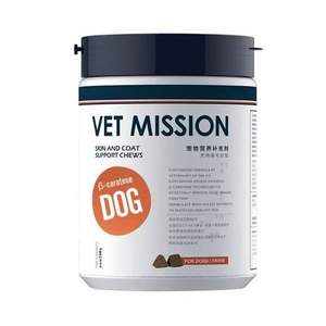 Vet Mission 兽医任务 宠物营养补充剂/犬用美毛软锭500g*2件