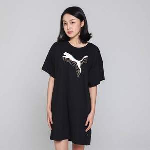 Puma 彪马 2021年新款 女士短袖T恤连衣裙