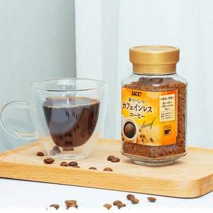日本原裝進(jìn)口，UCC 悠詩詩 低因速溶咖啡粉 45g*2瓶 