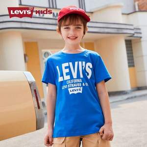 Levi's 李维斯 21年夏新款中大童LOGO款纯棉短袖T恤（80~160码）9款