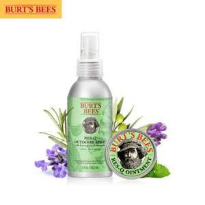 Burt's Bees 小蜜蜂驱蚊套装（驱蚊液118.2ml+紫草膏15g） 3件 送紫草膏8.5g*3件
