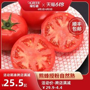 绿行者 桃太郎粉番茄新鲜西红柿5斤