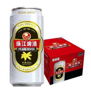 珠江啤酒 12度老珠江 500ml*12罐