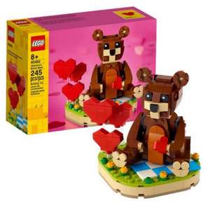 LEGO 乐高 方头仔系列 40462 情人节爱心棕熊