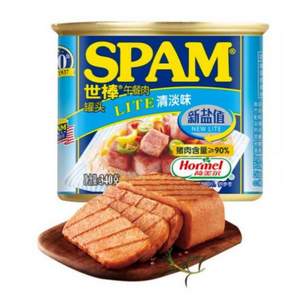 SPAM 世棒 清淡味午餐肉罐头 340g*11件