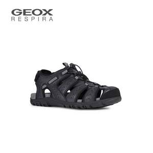 GEOX 健乐士 UOMO SANDAL STRAD 男士镂空透气罗马凉鞋 U6224B