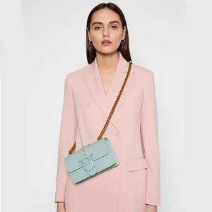 2021新款，Pinko 品高 Love Mini Icon 女士迷你斜挎包飛鳥包 1P2293Y75B 贈MAC口紅