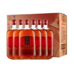 88VIP，海派黃酒 和酒 大開福 三年陳  特型半干黃酒1L*6瓶 整箱裝