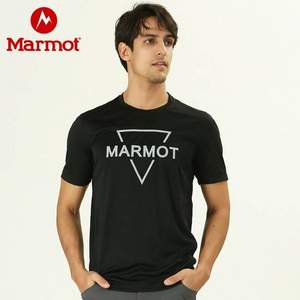 0点开始，Marmot 土拨鼠 男女款棉感速干短袖T恤 多款