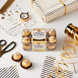 旗舰店出品，Ferrero 费列罗 榛果威化巧克力16粒*3盒+凑单品
