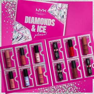 NYX Diamonds＆Ice 圣诞倒数礼盒 唇釉12件套装