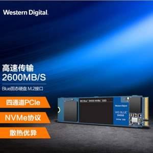 Western Digital 西部数据 Blue SN550 M.2 NVMe 固态硬盘 500GB
