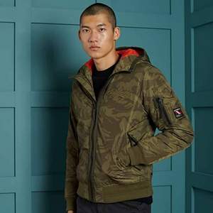 Superdry 極度干燥 Souvenir 男士飛行員夾克 M5010427A