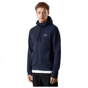 2021新款，Arc'teryx 始祖鳥 Bird Emblem 男士全拉鏈連帽抓絨衫 27822