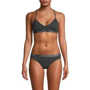 降20元，Calvin Klein 卡爾文·克萊恩 女士工字背無鋼圈文胸 QP1668O