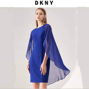 DKNY 唐可娜儿 21年夏新款 Scuba 女式假两件一步裙连衣裙DD0A1143 2色