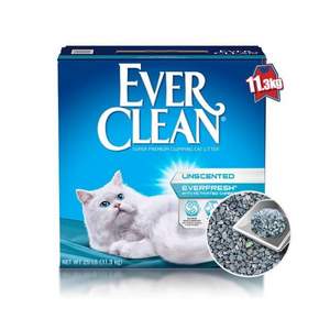 猫砂中的“劳斯莱斯”，EverClean 铂钻 美国进口 高效除臭清香猫砂 25磅+凑单品