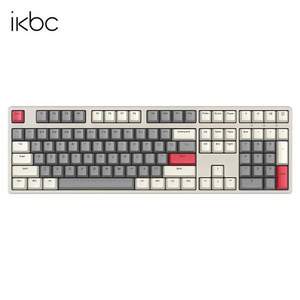 Plus会员，iKBC W210 2.4G无线 机械键盘（Cherry茶轴、PBT、108键）