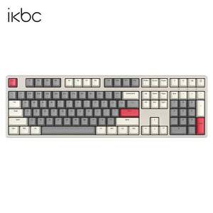 Plus会员，iKBC W210 2.4G无线 机械键盘（Cherry红轴、PBT、108键）