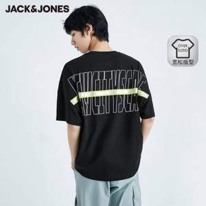 Jack Jones 杰克琼斯 男士潮流图案短袖T恤