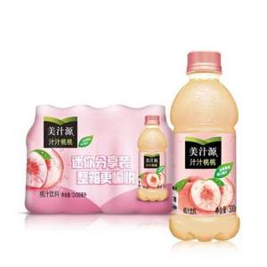 美汁源 汁汁桃桃 300ml*12瓶