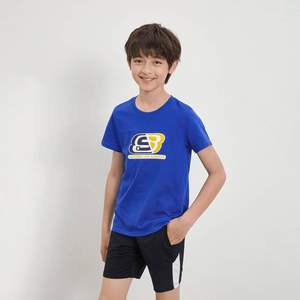 Skechers 斯凯奇 2021夏款 儿童纯棉短袖T恤（110-160cm） 四色