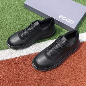 40码，2021新款 ECCO 爱步 Soft X柔酷系列 男士拼接运动鞋 420534