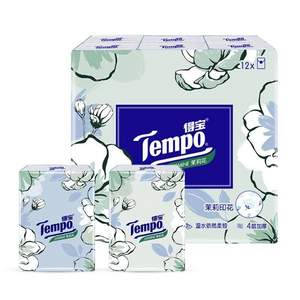 Tempo 得寶 茉莉花香味手帕紙 4層*7張*36包