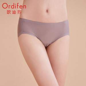 Ordifen 歐迪芬 2021新品女士60S蘭精莫代爾無痕內(nèi)褲3條裝   