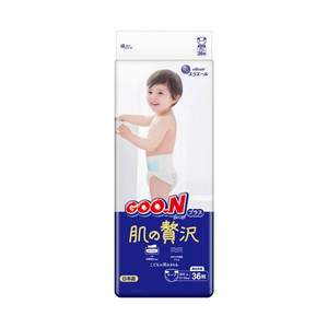 白菜！GOO.N 大王 天使奢华肌 婴儿保湿纸尿裤 XL36片