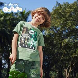 Baleno 班尼路  怪兽动物图案儿童纯棉短袖T恤*2件 100~150cm
