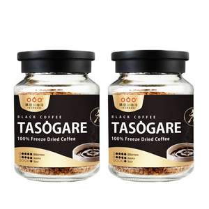 TASOGARE 隅田川 炭燒風味速溶凍干黑咖啡 90g*2瓶 贈櫻花咖啡勺