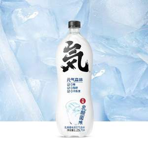 元气森林 乳酸菌味 0蔗糖0脂苏打气泡水 分享装1.25L*6瓶 