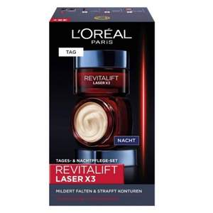 L'Oréal Paris 欧莱雅 Revitalift Laserx3 复颜光学紧致嫩肤去皱 日霜+晚霜套装 50ml*2瓶