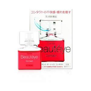 Santen 参天 beautyeye 玫瑰隐形眼镜用眼药水 12ml*2件