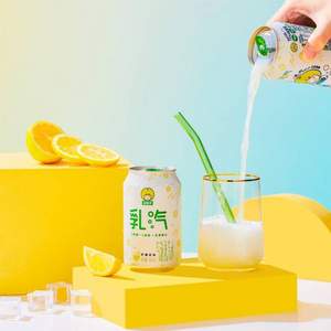 伊利 乳汽 柠檬/乳酸菌气泡乳汽水 320ml*6罐