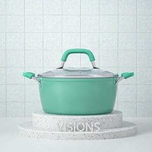 VISIONS 康寧 雙耳湯鍋 24cm